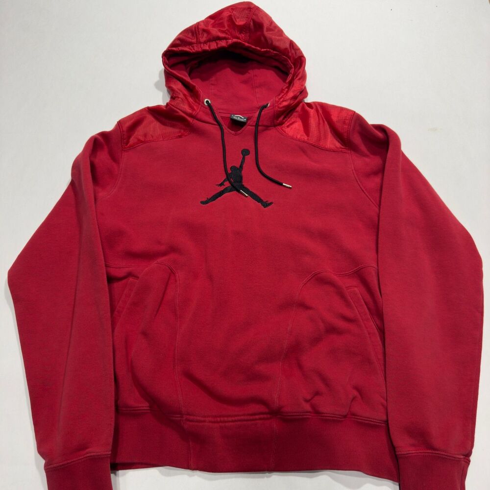 Jordan Retro Hoodie ‘Red’ Size Large